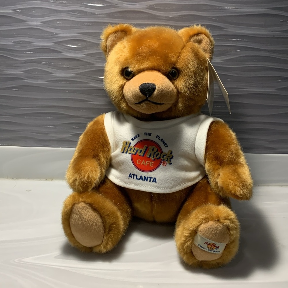Hard Rock Cafe Atlanta Collector Bear NEW limited Edition Herrington Teddy Bear - Picture 2 of 10
